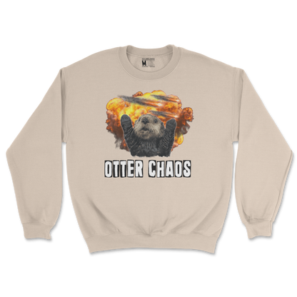 Gildan SoftStyle Crew Neck Otter Chaos in Sand