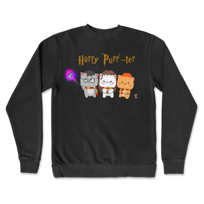 Independent Clothing Co. Crew Neck Harry Purrter in Black