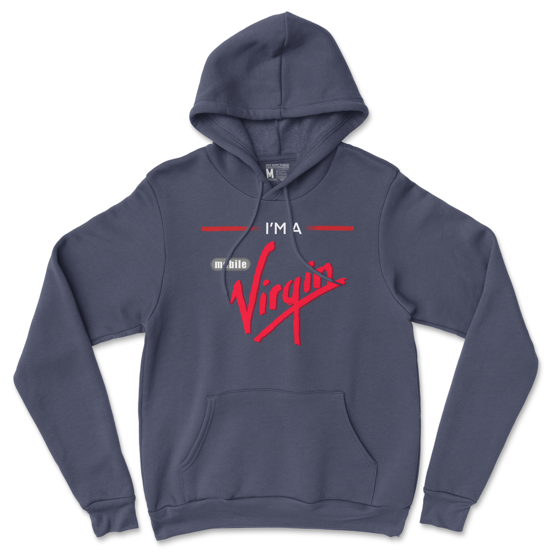 Gildan SoftStyle Hoodie Mobile Virgin in Navy