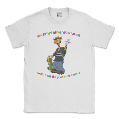 Gildan SoftStyle T-Shirt Jerry the Giraffe in White