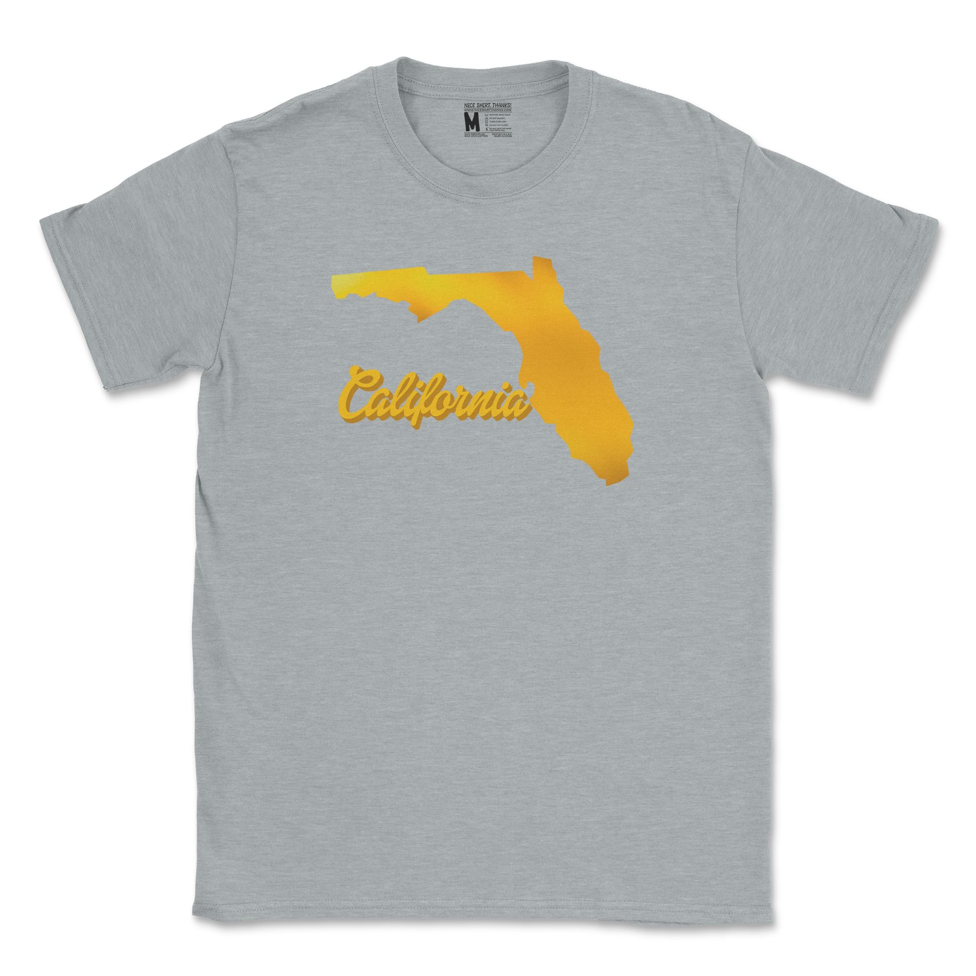 Gildan SoftStyle T-Shirt California in Sports Grey