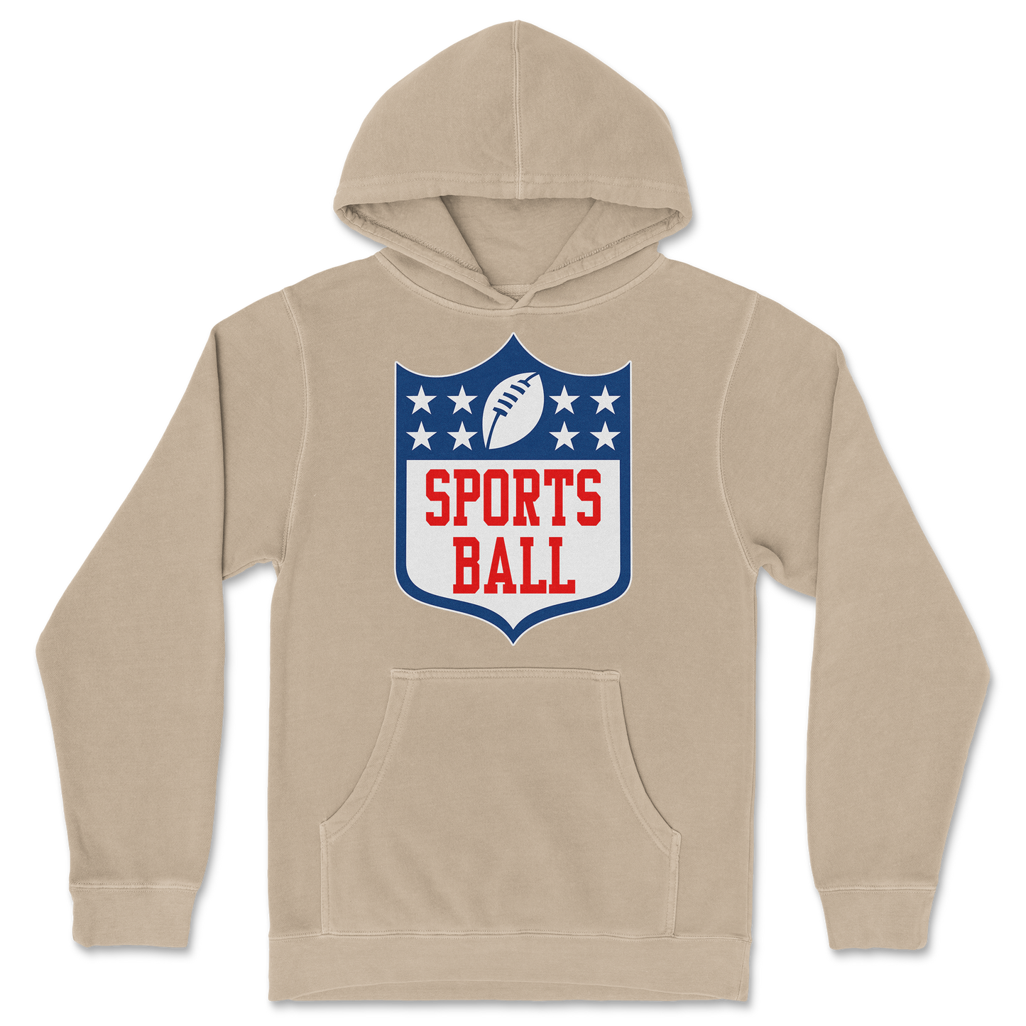 Independent Clothing Co. Hoodie Sports Ball in Sandstone