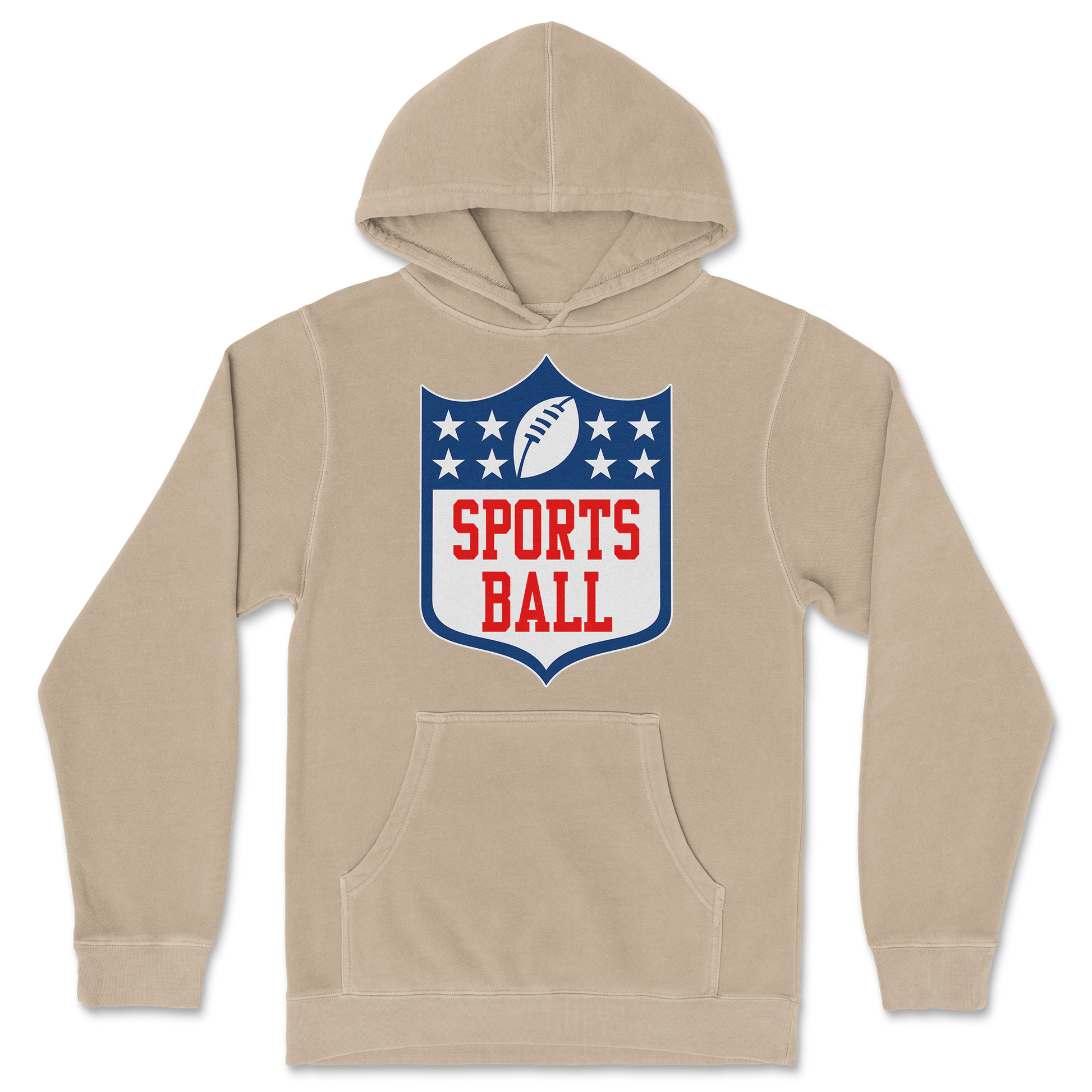 Independent Clothing Co. Hoodie Sports Ball in Sandstone