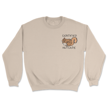 The Nice Shirt Crew Neck Nutcase  in Sand