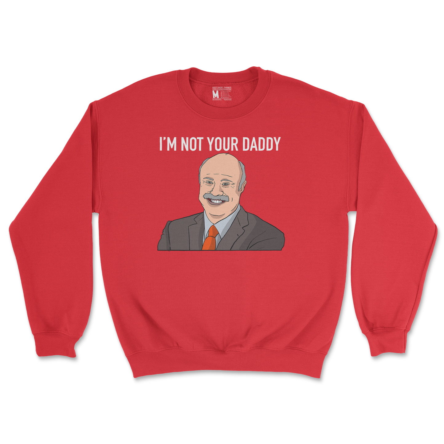 Gildan SoftStyle Crew Neck Daddy Phil in Red