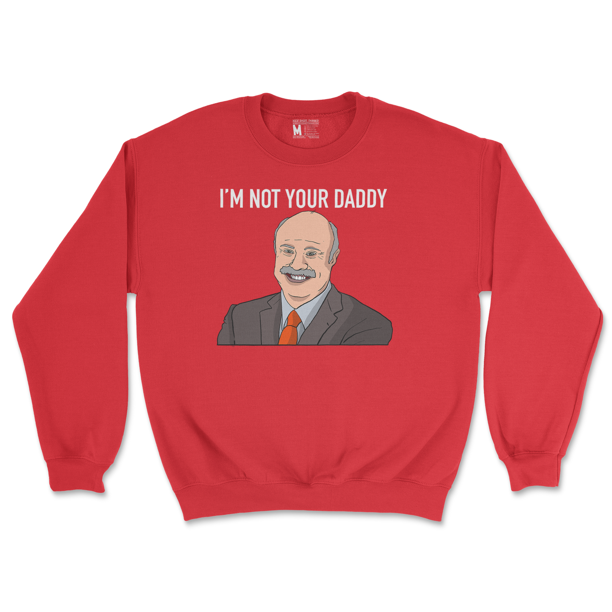 Gildan SoftStyle Crew Neck Daddy Phil in Red