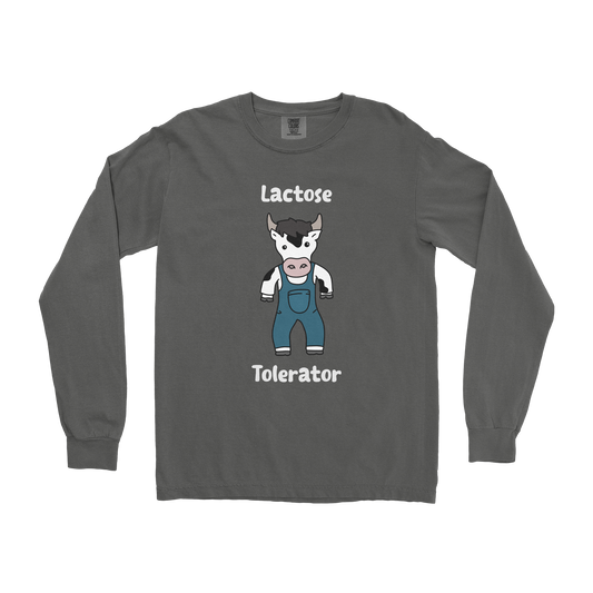 Comfort Colors Long Sleeve Lactose Tolerator  in Pepper