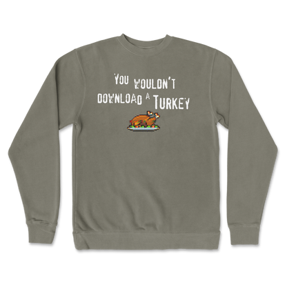 Independent Clothing Co. Crew Neck Downloadable Turkey  in Army