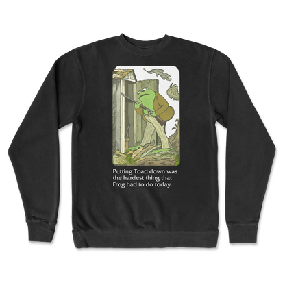 Independent Clothing Co. Crew Neck Frog and Toad  in Black