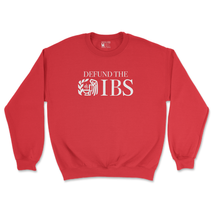 Gildan SoftStyle Crew Neck Defund The IBS in Red