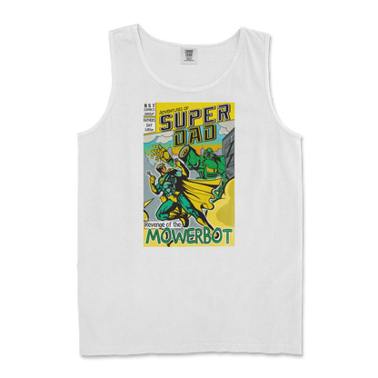 Comfort Colors Tank Top Super Dad in White