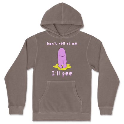 Independent Clothing Co. Hoodie Dont Yell 2 in Clay