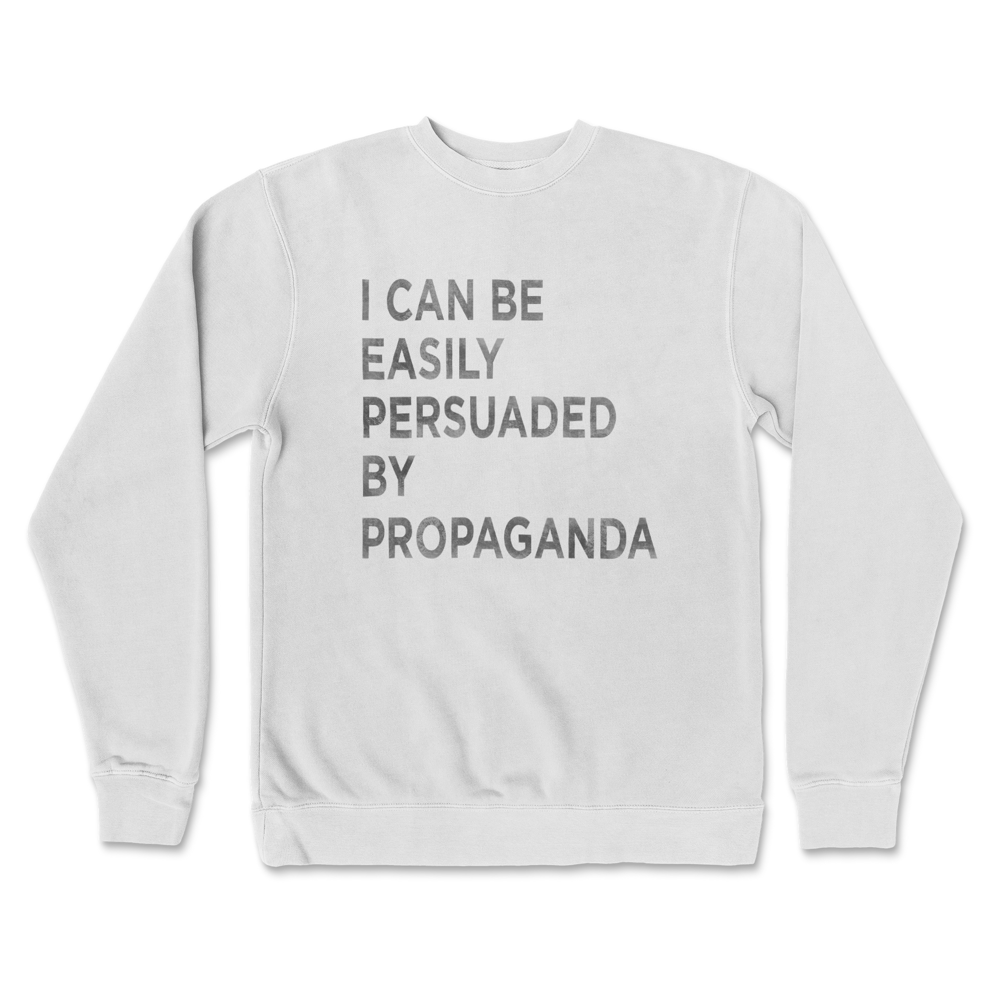 Independent Clothing Co. Crew Neck Propaganda in White