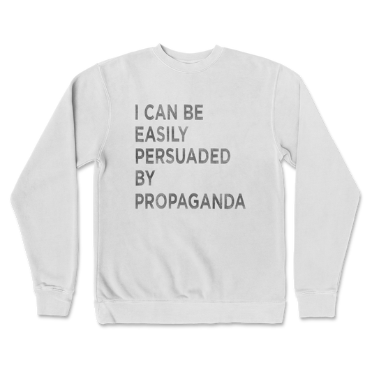 Independent Clothing Co. Crew Neck Propaganda in White