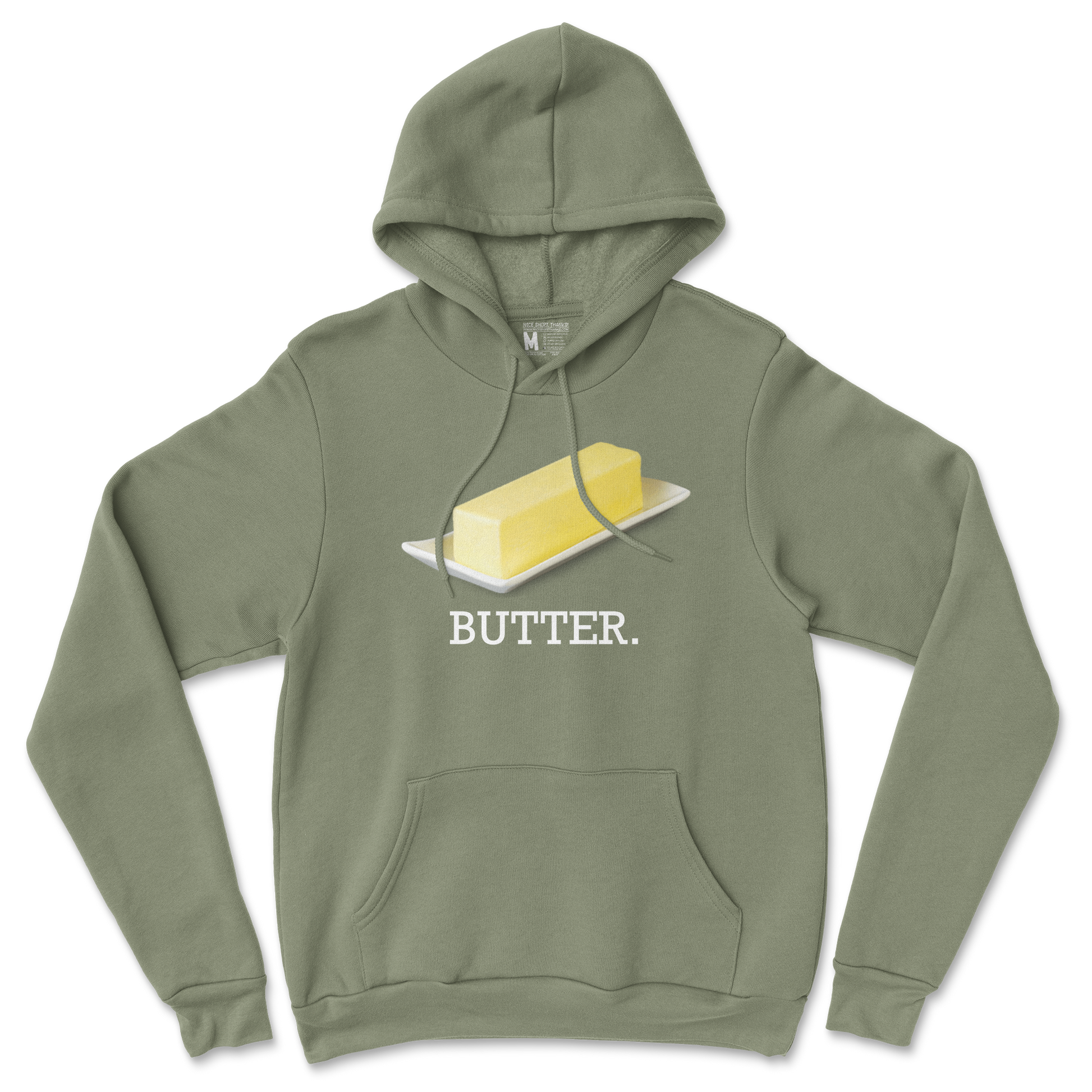 Gildan SoftStyle Hoodie Butter in Military Green