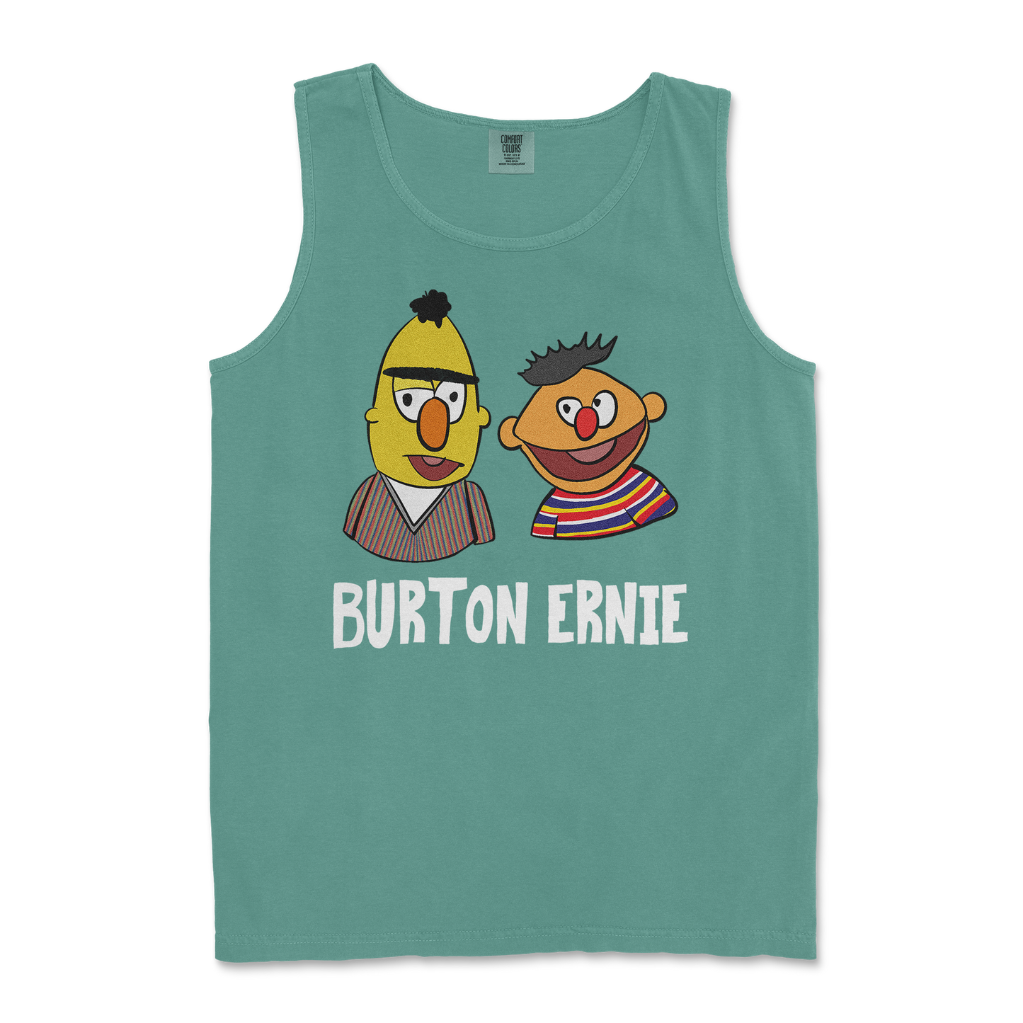 Comfort Colors Tank Top Burton Ernie in LightGreen