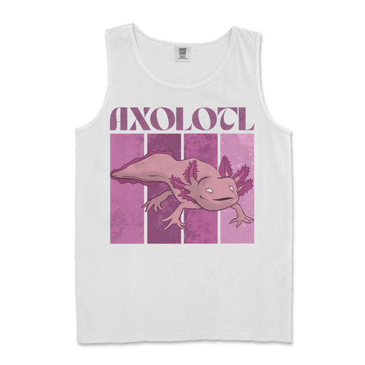 Comfort Colors Tank Top Axolotl in White