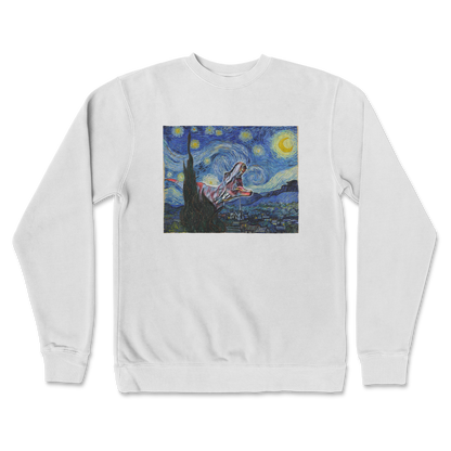 Independent Clothing Co. Crew Neck Van Gogh but Cooler in White