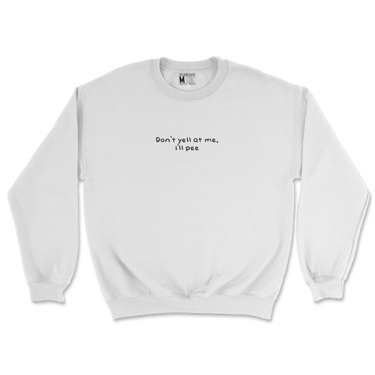 Gildan SoftStyle Crew Neck Dont Yell in White