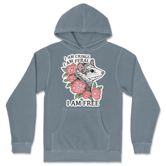 Independent Clothing Co. Hoodie I Am Cringe  in Blue-Magic