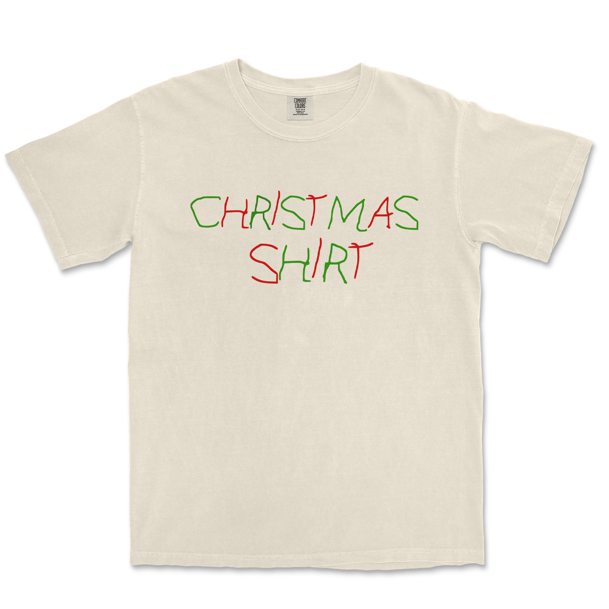 Comfort Colors T-Shirt Christmas Shirt in Ivory