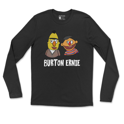 Gildan SoftStyle Long Sleeve Burton Ernie in Black