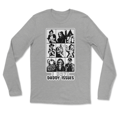 The Nice Shirt Long Sleeve Daddy Issues  in Heather-Gray