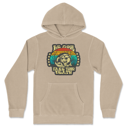 Independent Clothing Co. Hoodie Fake Your Death in Sandstone