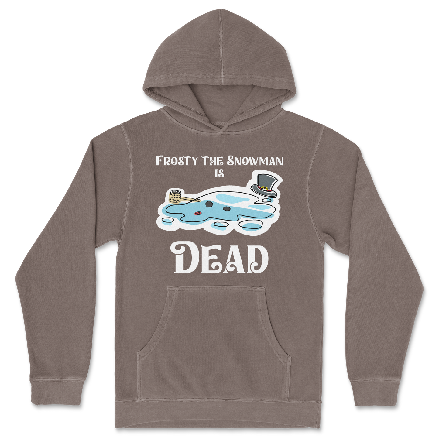 Independent Clothing Co. Hoodie Frosty is Dead  in Clay