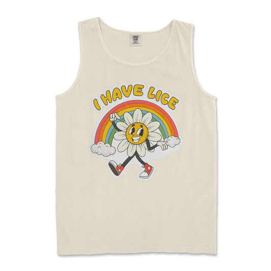 Comfort Colors Tank Top Lice  in Ivory