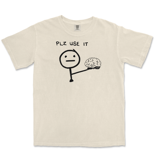 Comfort Colors T-Shirt Plz Use It in Ivory