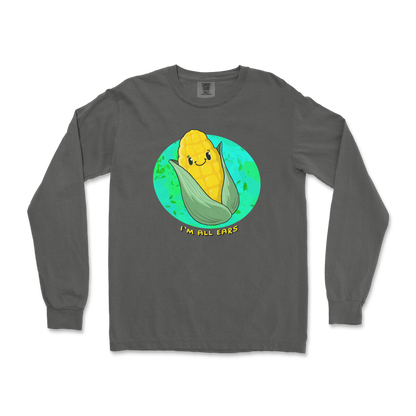 Comfort Colors Long Sleeve Mmm Corn in Pepper