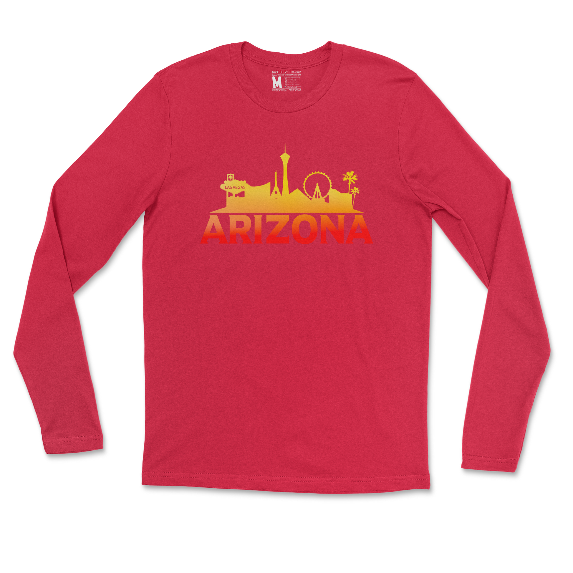 Gildan SoftStyle Long Sleeve in Red