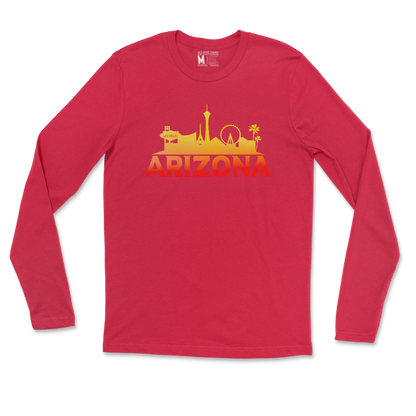 Gildan SoftStyle Long Sleeve in Red