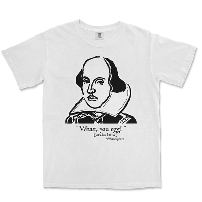 Comfort Colors T-Shirt Shakespeare Quote  in White