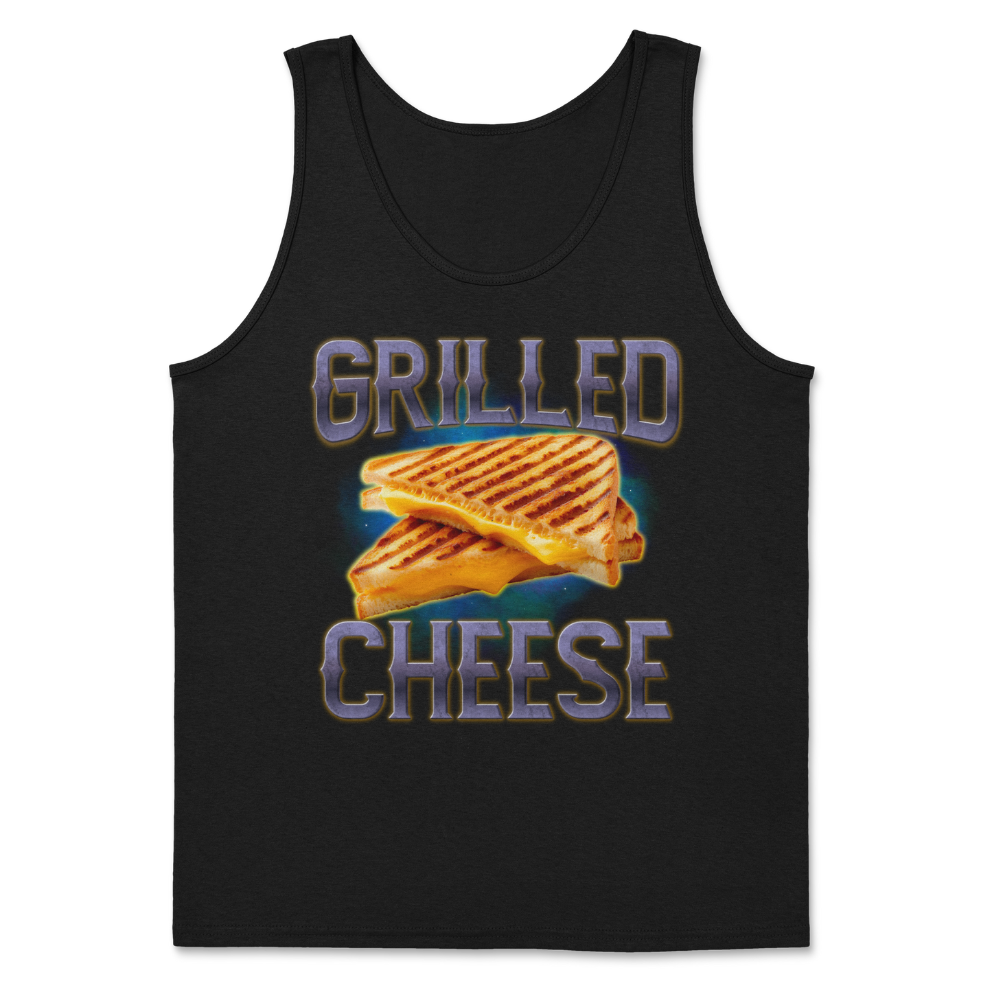 The Nice Shirt Tank Top Grilled Cheese  in Black