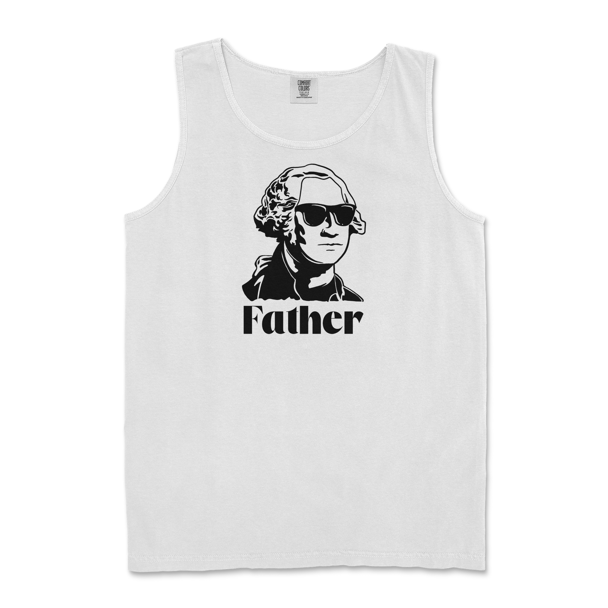 Comfort Colors Tank Top Father  in White