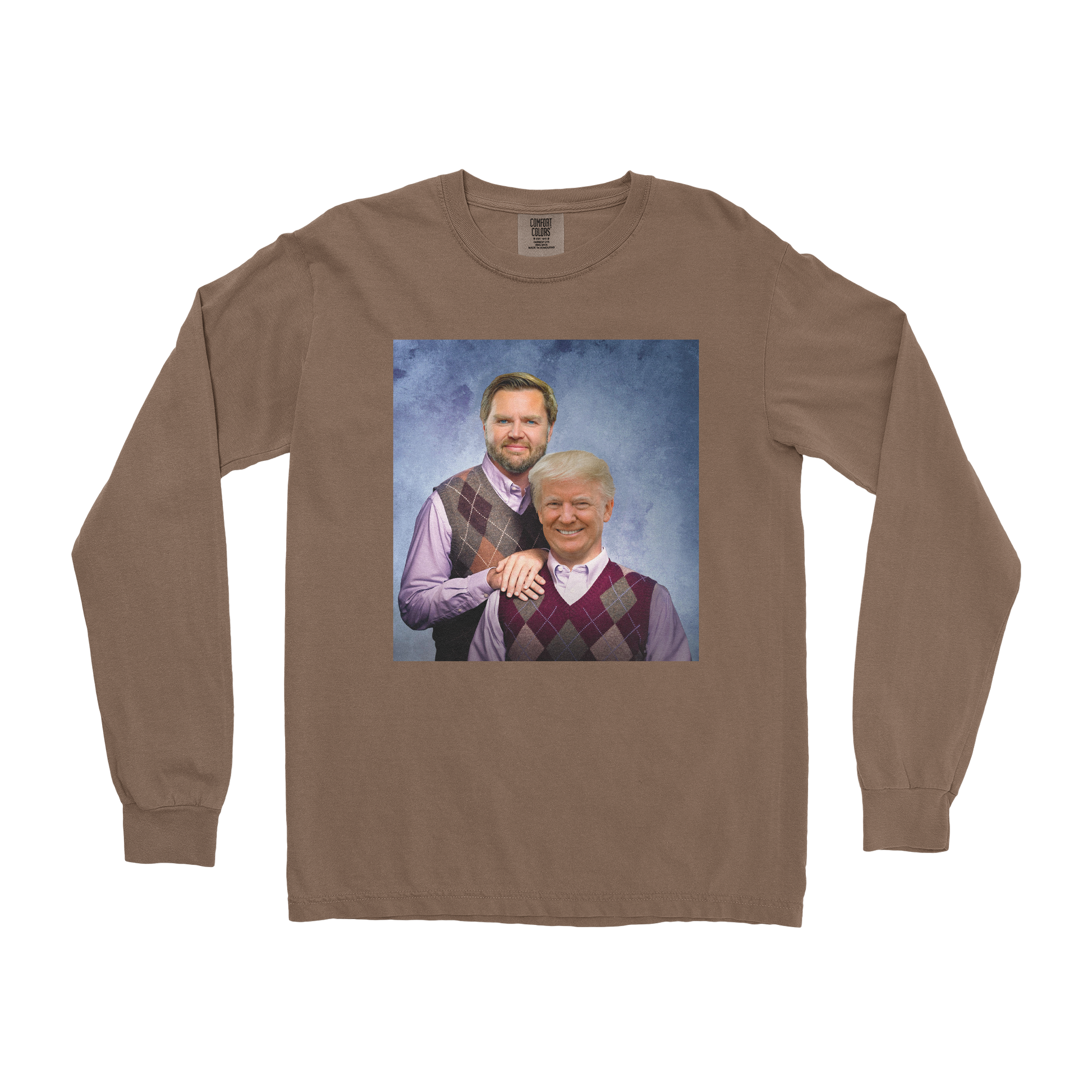 Comfort Colors Long Sleeve Step Brothers  in Espresso