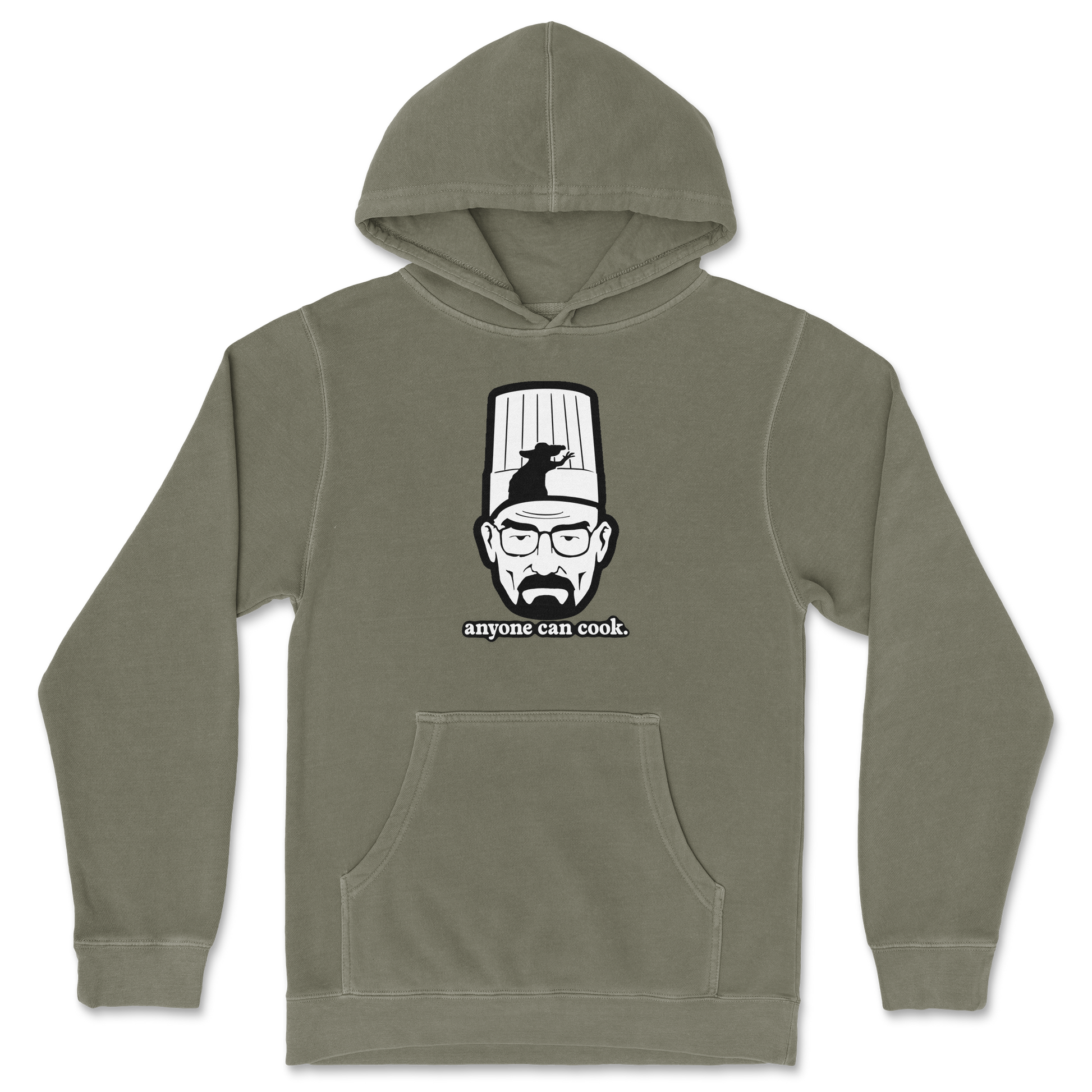 Independent Clothing Co. Hoodie Everyone Can Cook in Olive