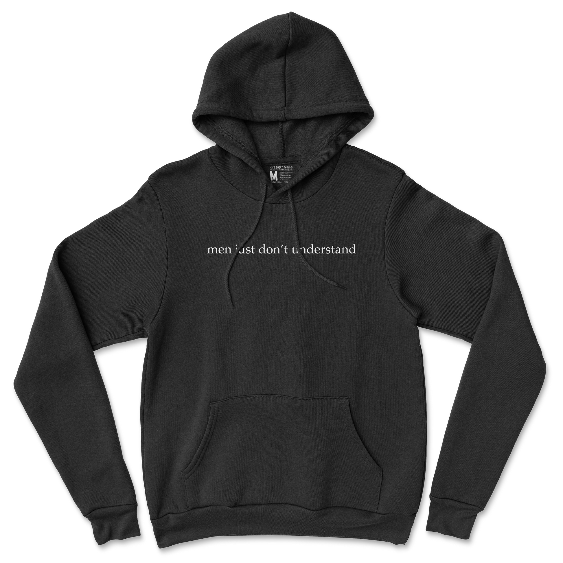 Gildan SoftStyle Hoodie Men Dont Understand in Back