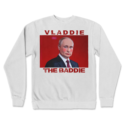 Independent Clothing Co. Crew Neck Vladdie The Baddie in White