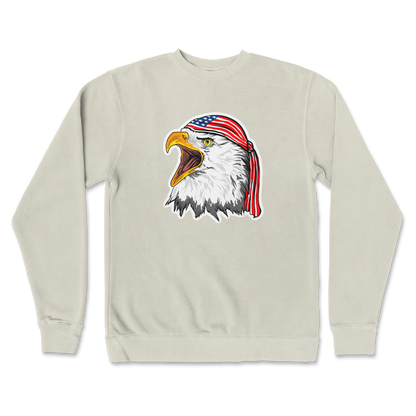 Independent Clothing Co. Crew Neck Freedom Eagle in Bone