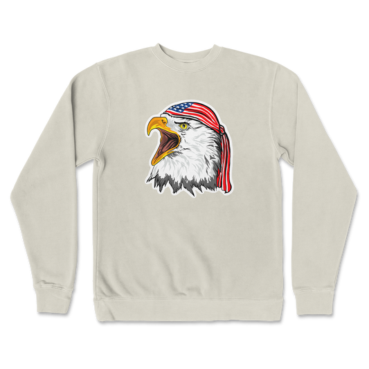 Independent Clothing Co. Crew Neck Freedom Eagle in Bone