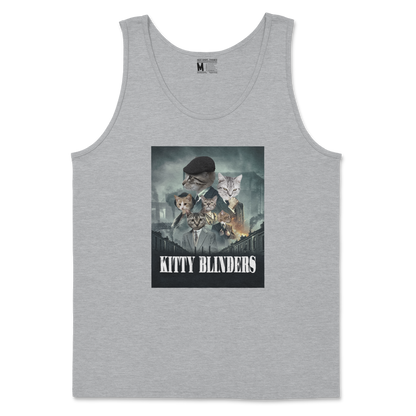 Gildan SoftStyle Tank Top Kitty Blinders in Sports Grey