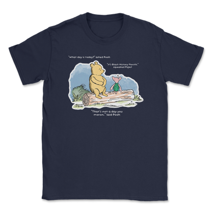 The Nice Shirt T-Shirt Winnie the Pooh  in Navy