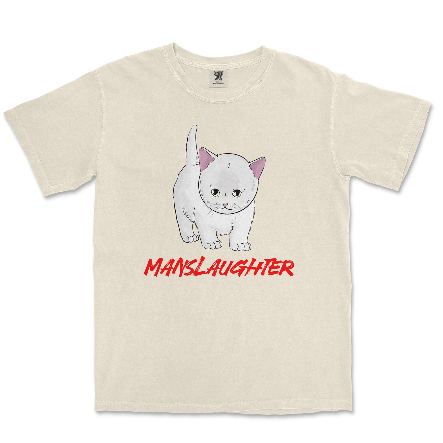 Comfort Colors T-Shirt Manslaughter in Ivory