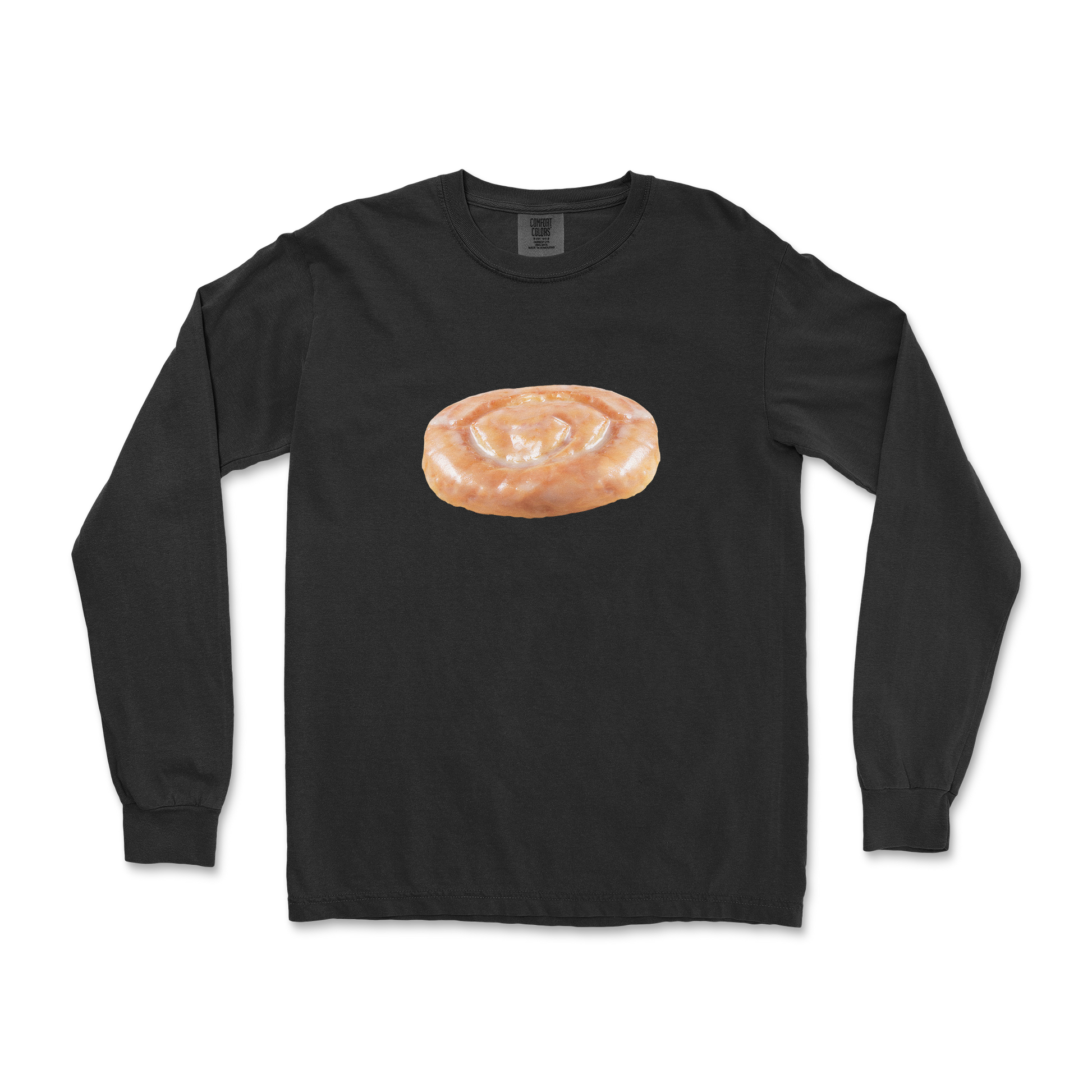 Comfort Colors Long Sleeve Honey Bun in Black