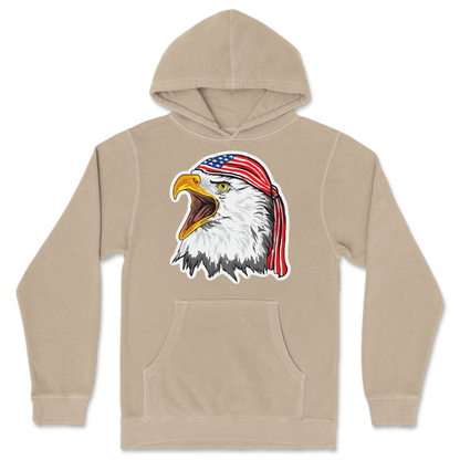 Independent Clothing Co. Hoodie Freedom Eagle in Sandstone
