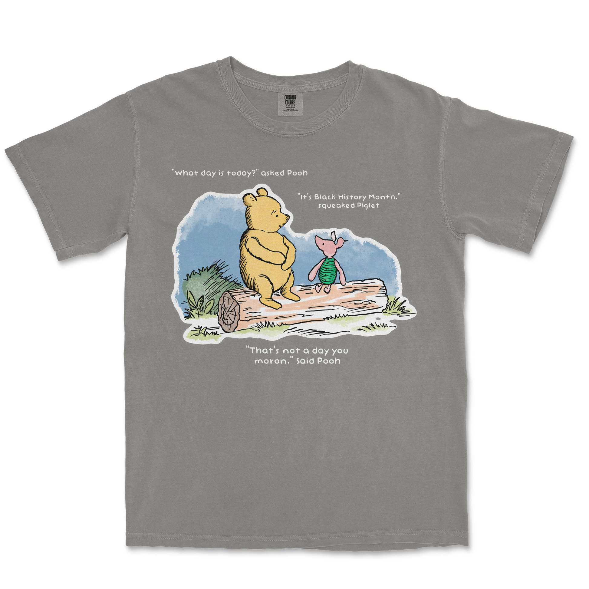 Comfort Colors T-Shirt Winnie the Pooh  in Grey