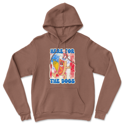 Heavy Blend Hoodie Hot Dog in Cocoa